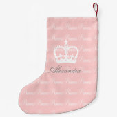 Petite Chaussette De Noël Princesse Rose-n-Blanche (Dos)