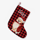 Petite Chaussette De Noël Prise de Noël en Poméranie (Devant (Accrochage))