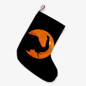 Petite Chaussette De Noël Profil éléphant Éclipse solaire (Devant (Accrochage))