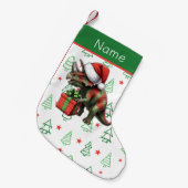 Petite Chaussette De Noël Pterodactyle de Noël (Devant (Accrochage))