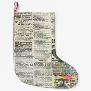 Petite Chaussette De Noël publicité vintage