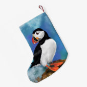 Petite Chaussette De Noël Puffin Christmas Stockings (Dos (Accrochage))