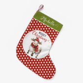 Petite Chaussette De Noël Pun de vache de Noël (Devant (Accrochage))