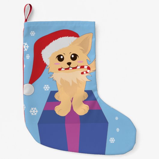 Petite Chaussette De Noël Puppy de Christmas (Devant)