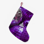 Petite Chaussette De Noël Purple Baubles stocke (Devant (Accrochage))