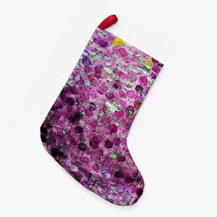 Petite Chaussette De Noël Purple de la brillance