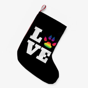 Petite Chaussette De Noël Rainbow paw