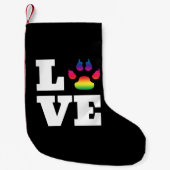 Petite Chaussette De Noël Rainbow paw (Devant)