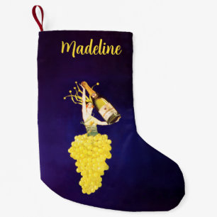 Petite Chaussette De Noël Raisins de Champagne