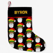 Petite Chaussette De Noël Rasta Santa Claus Jamaican (Devant)