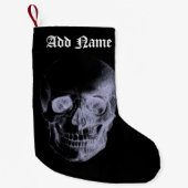 Petite Chaussette De Noël Rayon X du crâne (Devant)