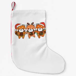 Petite Chaussette De Noël Red Panda Christmas Animals Cute Red Pandas