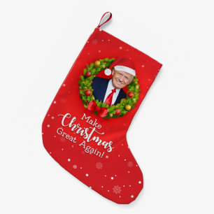 Petite Chaussette De Noël Refaire Noël plus grand Trump MAGA cadeau drôle