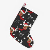 Petite Chaussette De Noël Reindeer Joy Christmas Stocking (Devant (Accrochage))