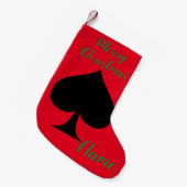 Petite Chaussette De Noël Reine noire de Spades Thunder_Cove (Devant (Accrochage))