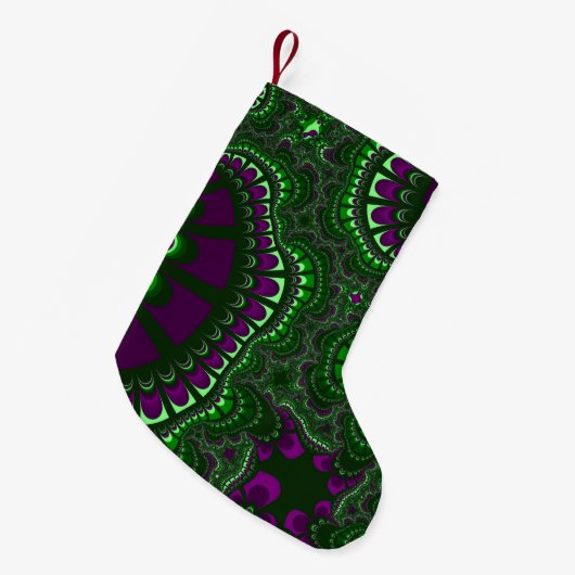 Petite Chaussette De Noël Remix vert pin (Devant (Accrochage))