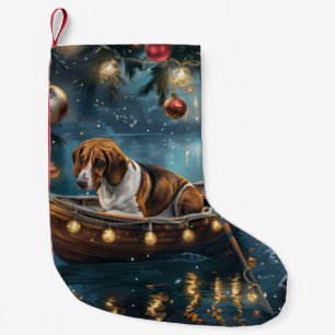 Petite Chaussette De Noël Renard américain de Noël Voyage Festif