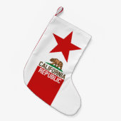 Petite Chaussette De Noël RÉPUBLIQUE DE CALIFORNIE Étoile Drapeau (Devant (Accrochage))
