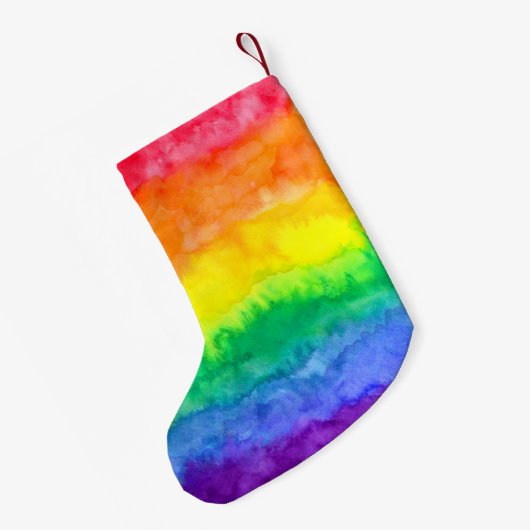 Petite Chaussette De Noël Réservation de Noël en arc-en-ciel (Dos (Accrochage))