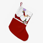 Petite Chaussette De Noël réserve de noël santas (Devant (Accrochage))