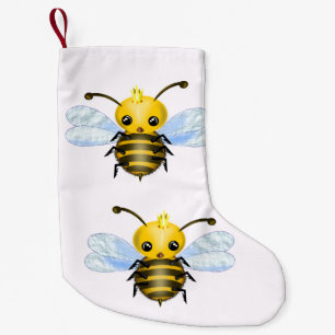 Petite Chaussette De Noël Réservoir de Noël de la reine abeille - personnali