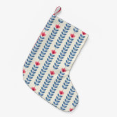 Petite Chaussette De Noël Retro wallpaper - floral pattern with abstract sca (Devant (Accrochage))