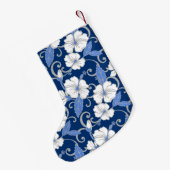 PETITE CHAUSSETTE DE NOËL RÊVE POLYNÉSIENNE (BLEU) (Dos (Accrochage))