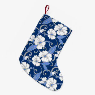 PETITE CHAUSSETTE DE NOËL RÊVE POLYNÉSIENNE (BLEU)