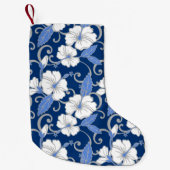 PETITE CHAUSSETTE DE NOËL RÊVE POLYNÉSIENNE (BLEU) (Devant)
