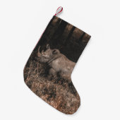 PETITE CHAUSSETTE DE NOËL RHINO (Devant (Accrochage))