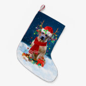 Petite Chaussette De Noël Rhodesian Ridgeback chien avec cadeaux de Noël (Devant (Accrochage))