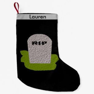 Petite Chaussette De Noël RIP Tombstone Christmas Stocking