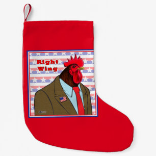 Petite Chaussette De Noël Rooster de droite