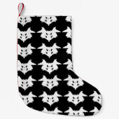 Petite Chaussette De Noël Rorschach Inkblot (Devant)