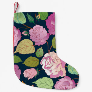 Petite Chaussette De Noël Rose 16