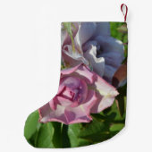 Petite Chaussette De Noël Rose Abstraite Céleste (Dos)