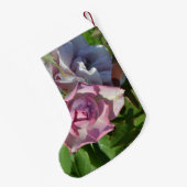 Petite Chaussette De Noël Rose Abstraite Céleste (Dos (Accrochage))