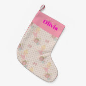 Petite Chaussette De Noël rose ballerine mignonne (Devant (Accrochage))