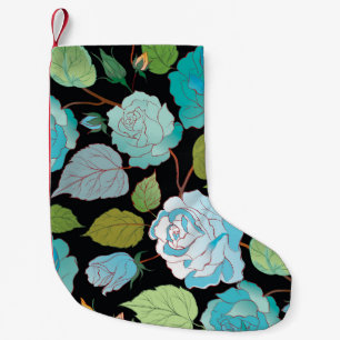 Petite Chaussette De Noël Roses 22
