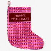 Petite Chaussette De Noël Rouge Noël Stocking (Devant)