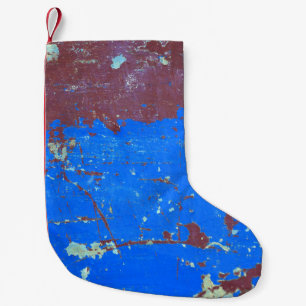 Petite Chaussette De Noël Rouille en acier coloré : texture abstraite