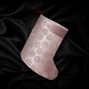 Petite Chaussette De Noël RPG Luxe   Joueur de rôle Mauve Sheen Tablett