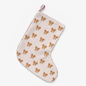 Petite Chaussette De Noël Rubans de biscuits de Noël (Devant (Accrochage))