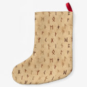 Petite Chaussette De Noël Runes Stocking (Dos)
