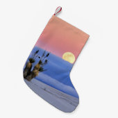PETITE CHAUSSETTE DE NOËL SABLE BLANC (Devant (Accrochage))