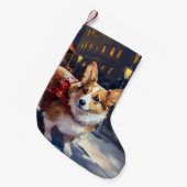 Petite Chaussette De Noël Saison de Noël de Corgi (Devant (Accrochage))