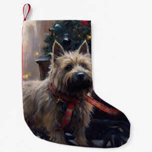 Petite Chaussette De Noël Saison Festive de Noël à Cairn Terrier