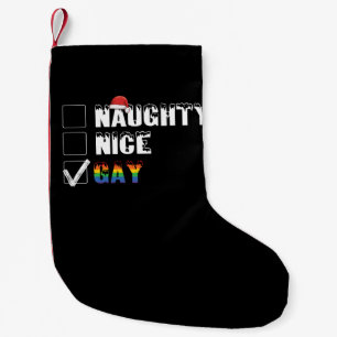 Petite Chaussette De Noël Sale Cadeau de Noël LGBT Fierté Gay Arc-en-ciel