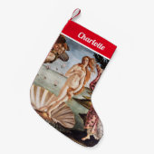 Petite Chaussette De Noël Sandro Botticelli - Naissance de Vénus (Devant (Accrochage))