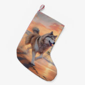 Petite Chaussette De Noël Sandy Paws Alaskan Malamute Chien sur le coucher d (Devant (Accrochage))